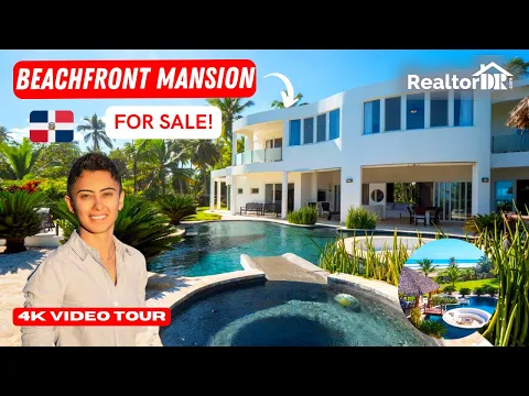 Private Beachfront Mansion in the Dominican Republic FOR SALE Exclusively by RealtorDR!