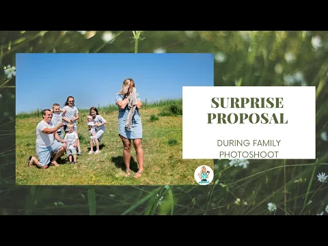 Surprise Proposal During Family Photoshoot!!! VERY CUTE!!!