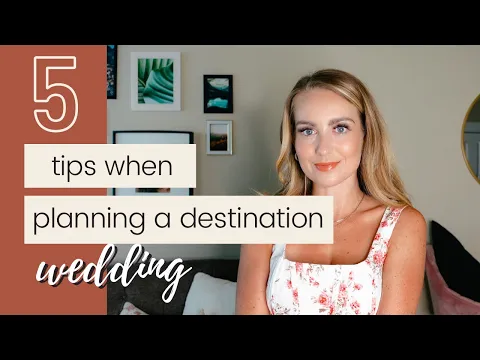 5 Tips for a Destination Wedding
