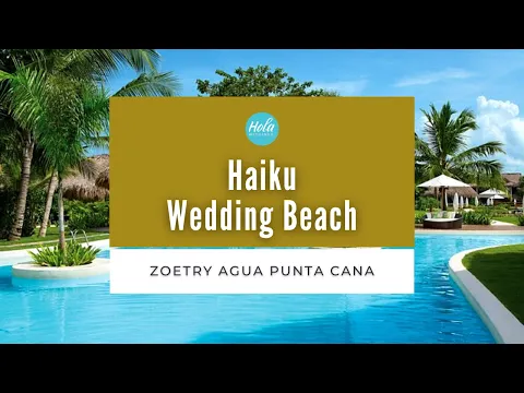 Zoetry Agua Punta Cana Haiku Wedding Beach