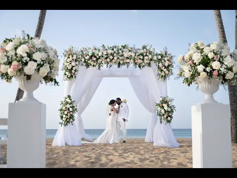 Destination wedding at Dreams Macao Beach Punta Cana, Kia & Martez