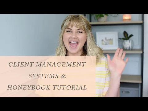 Photography Client Management Systems | Honeybook Tutorial