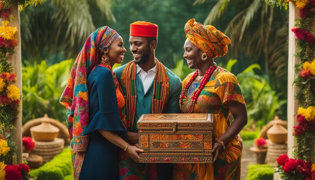 African engagement photo