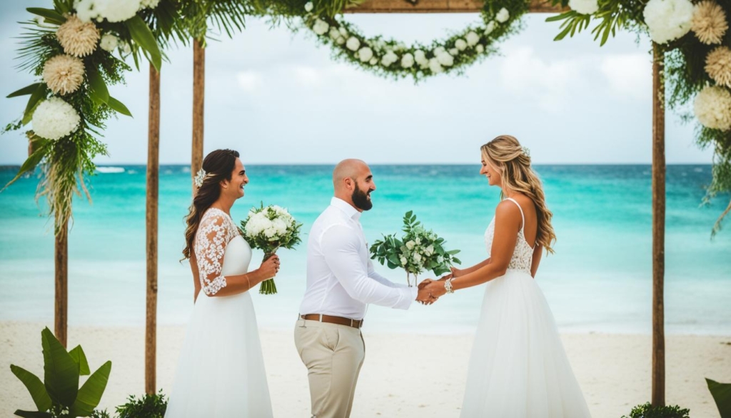 Jellyfish Restaurant Punta Cana wedding photos