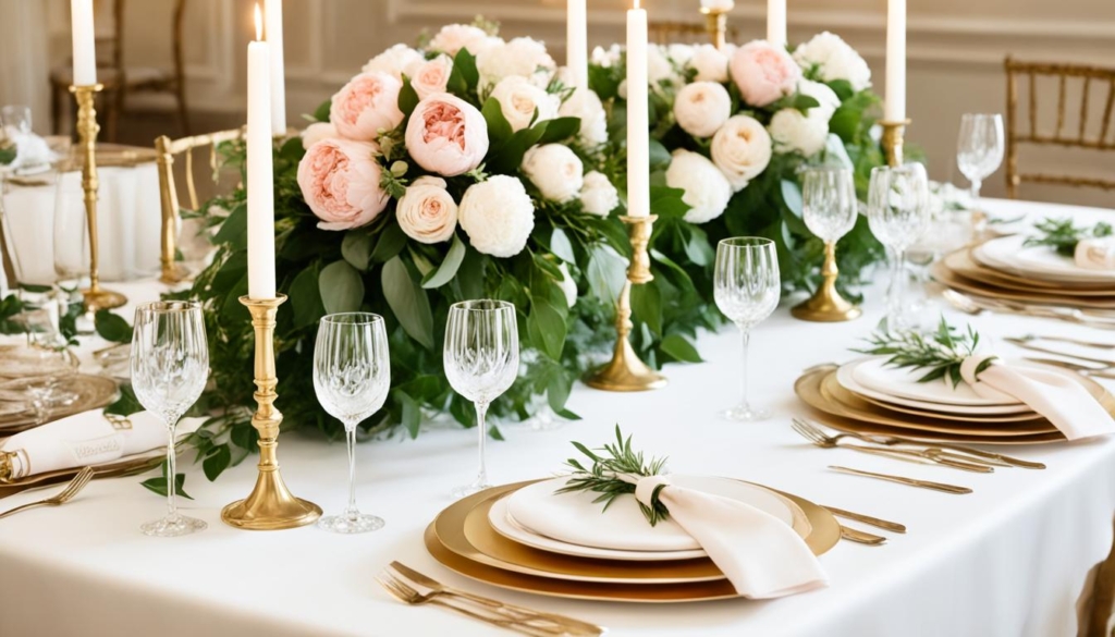 Romantic and Classic Centerpieces