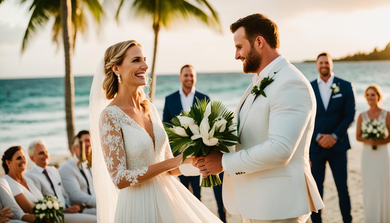 Who pays for the wedding in the Dominican Republic?