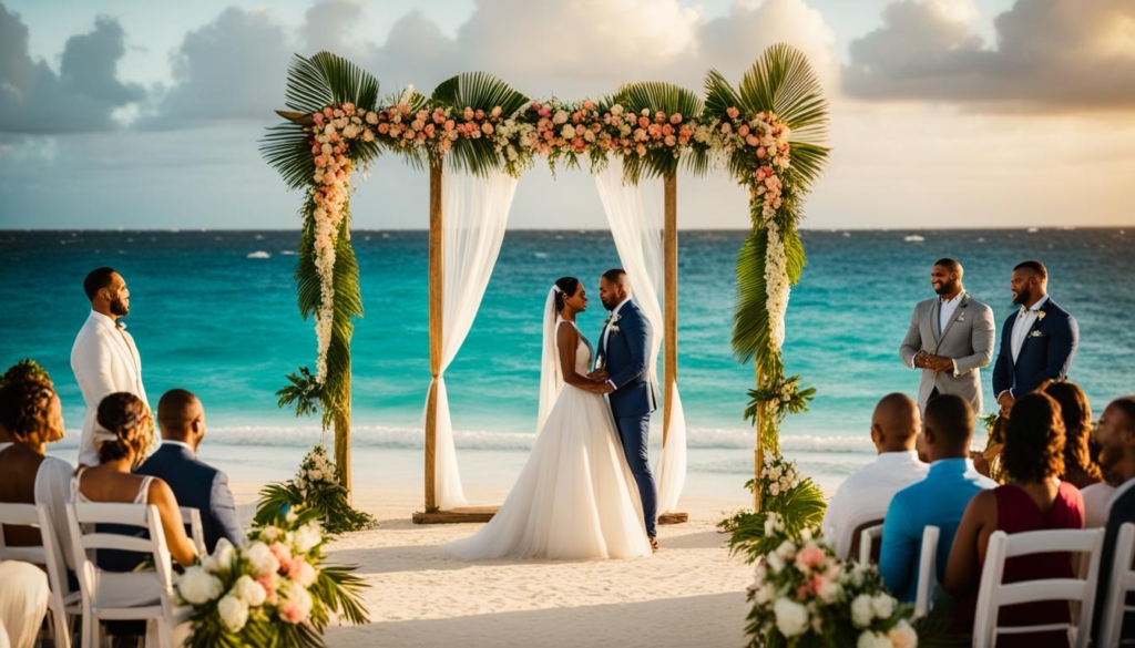 beach wedding in Dominican Republic