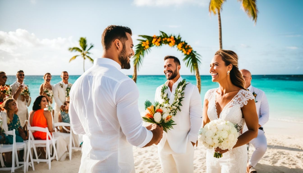 beach wedding in Punta Cana