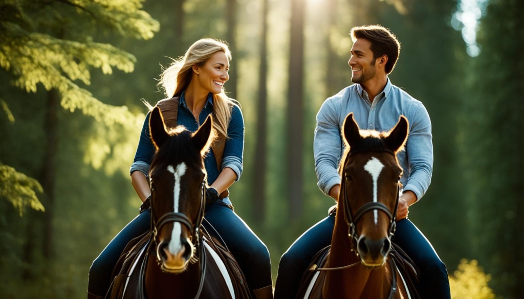 couples photos horse