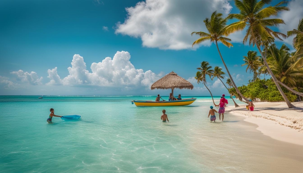 family-friendly beach in Dominican Republic