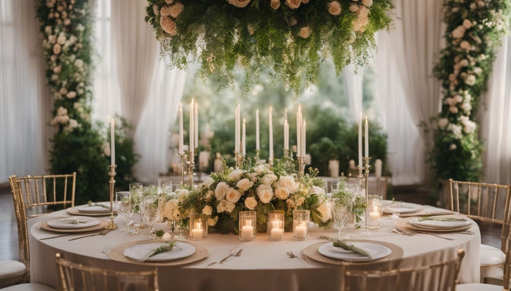 family wedding table