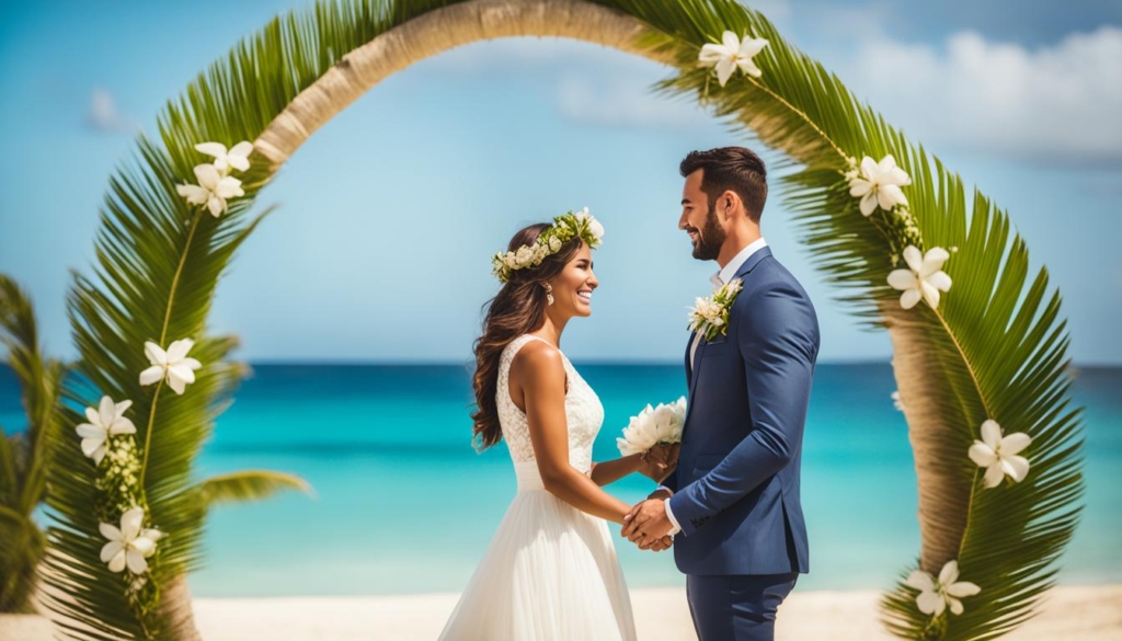small wedding in Punta Cana