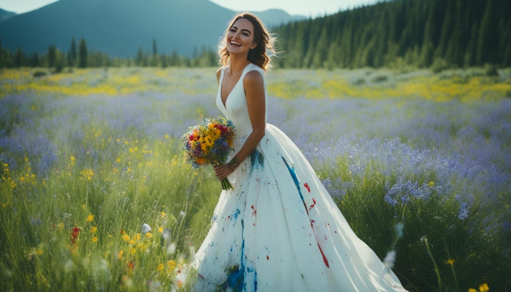 unconventional bridal fashion