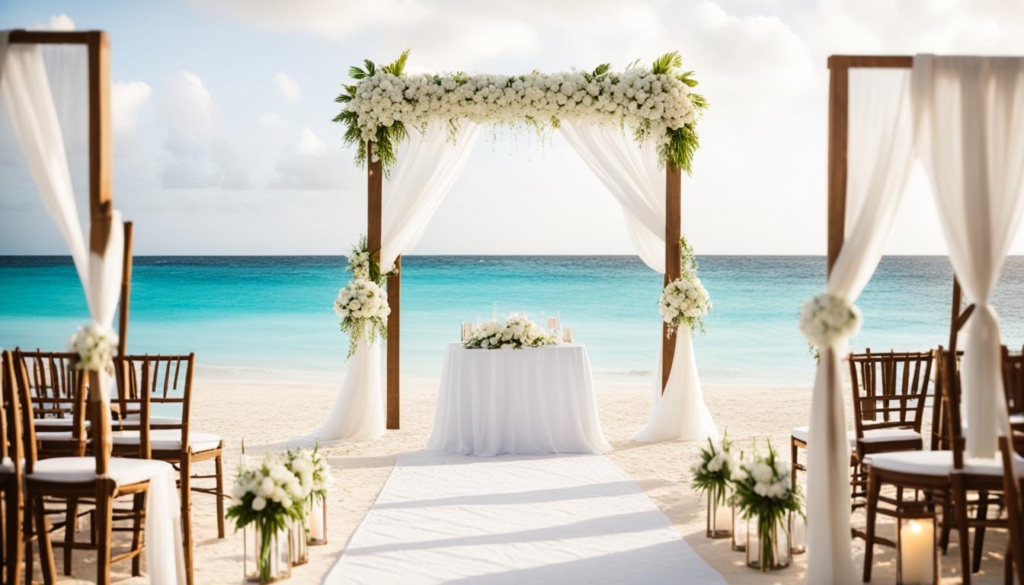 wedding decorations in Punta Cana
